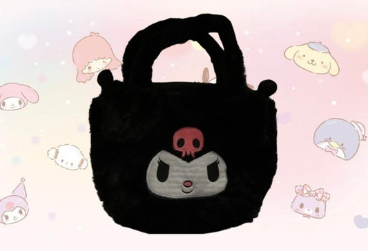 black kawaii bag